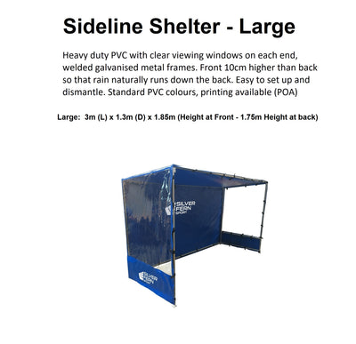 Sideline Shelter - Large (3m length)