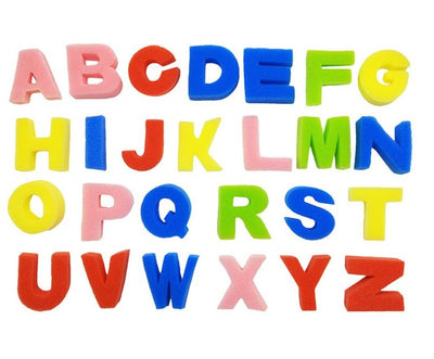 Sponge Shapes - Capital Letters