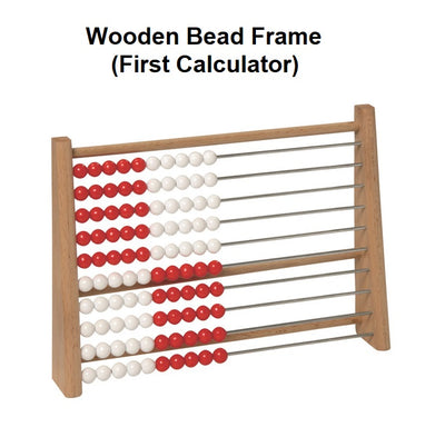 Wooden Bead Frame - (First Calculator)