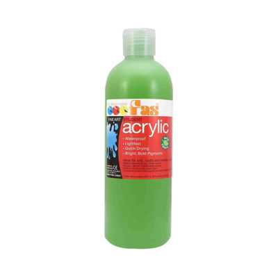 Green Light 500mL - FAS Student Acrylic Paint
