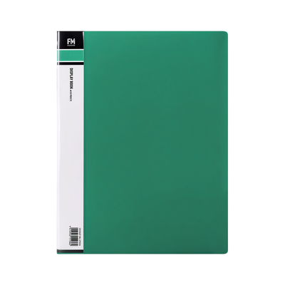 Green - A4 Clearfile 60 Page