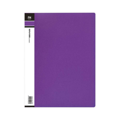 Purple - A4 Clearfile 20 Page