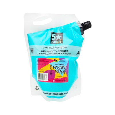 Turquoise 1.5L - Star Tempera Paint Pouch