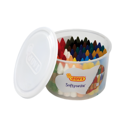 Jovi Softy Wax Crayons - Tub of 75