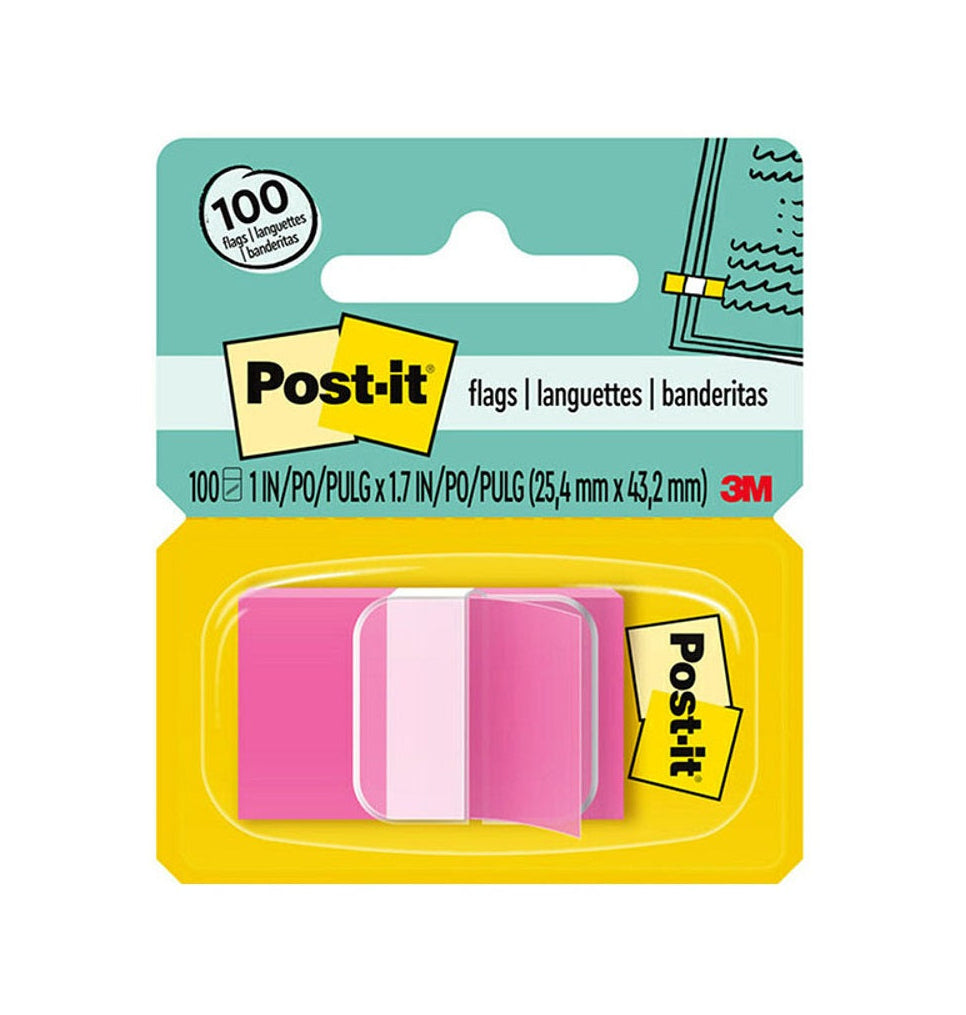 Pink Post It Flags