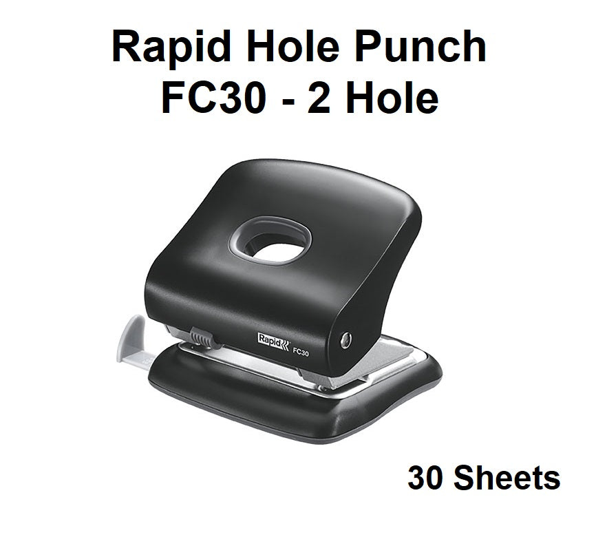 Rapid Office Hole Punch - 2 Hole 30 Sheet