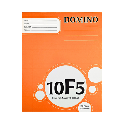 10F5 - Newsprint Pad - 12mm Lined