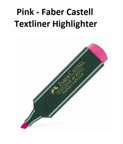 Pink - Faber Castell Textliner Highlighter