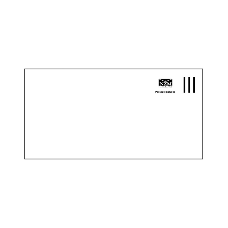 Prepaid DLE Envelopes (E20) - White Plain Self Seal - Box of 500