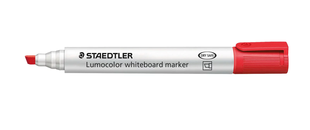 Red - Chisel Tip Staedtler Whiteboard Marker