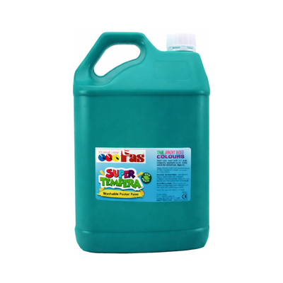 Turquoise 5L - FAS Super Tempera Poster Paint