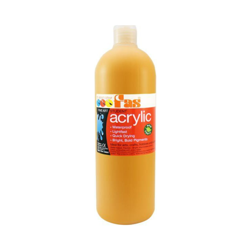 Warm Yellow 1L - FAS Student Acrylic Paint