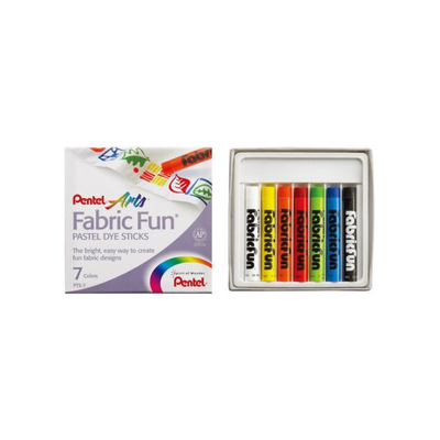 Pentel Fabric Dye Sticks - Set of 7