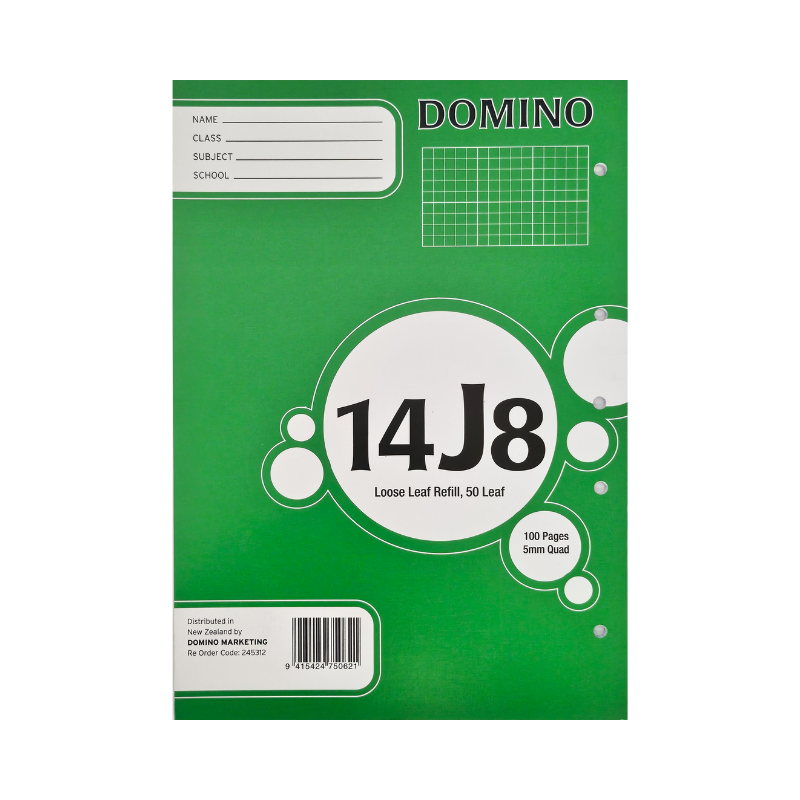 14J8 - Loose Leaf Refill - 5mm Quad