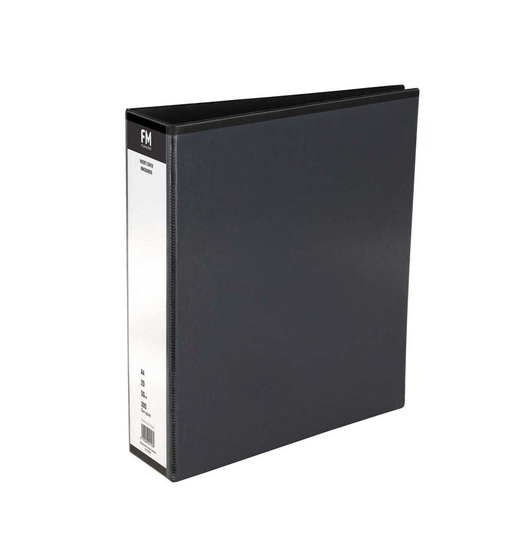 Black A4 Ringbinder