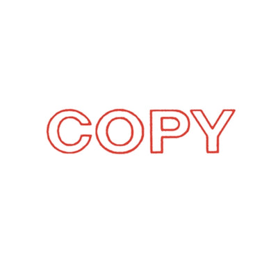Self Inking Office Stamp - Copy Red