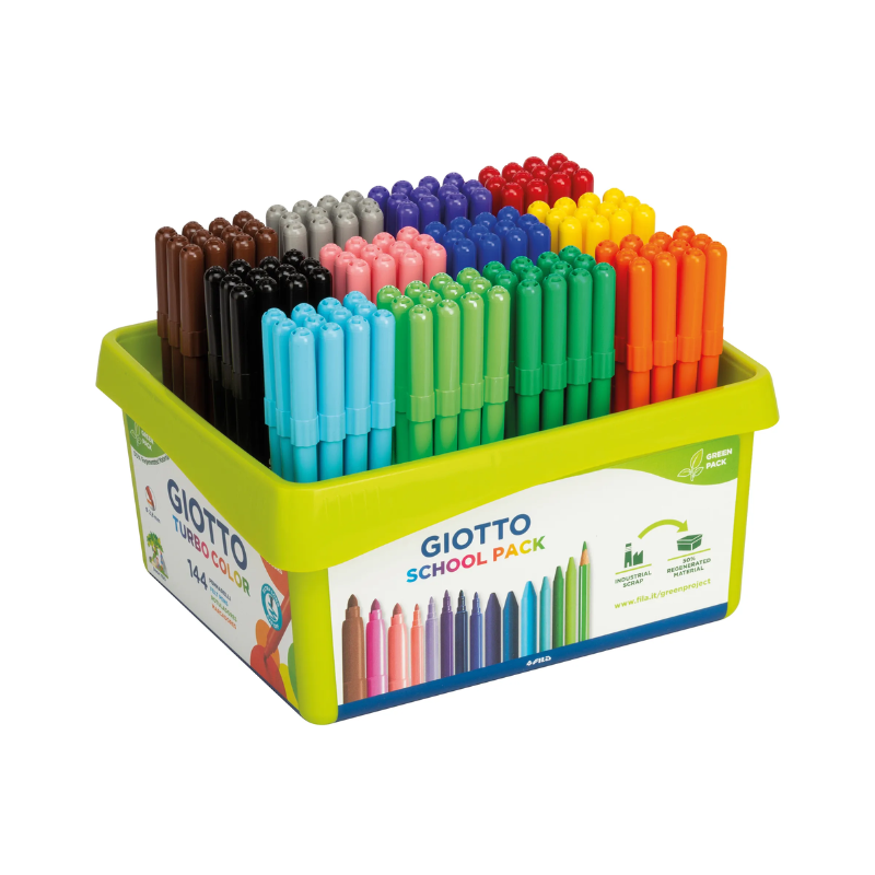 Giotto Turbo Colour Felts - 144's