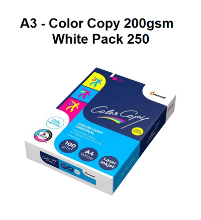 A3 - Color Copy 200gsm White Pack 250
