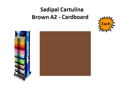 A2 - Cardboard - Single Sheets - Brown