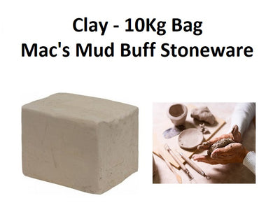 Clay - 10Kg Bag / Mac's Mud Buff Stoneware