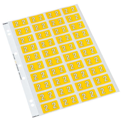 2 - Codafile Labels 25mm - Pack of 5 Sheets