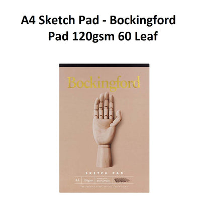 A4 Sketch Pad - Bockingford B21 Pad 120gsm 60 Leaf