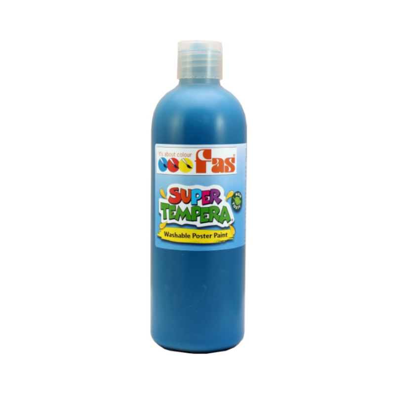 Turquoise 500mL - FAS Super Tempera Poster Paint