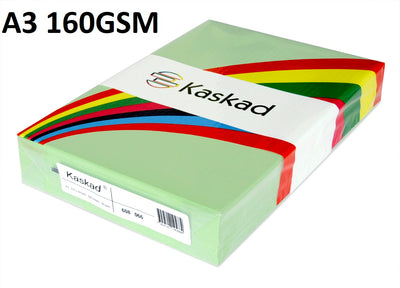 A3 Leafbird Green - Kaskad 160gsm 250 Sheets