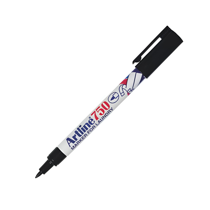 Black - Artline 750 Laundry Marker 1.2mm
