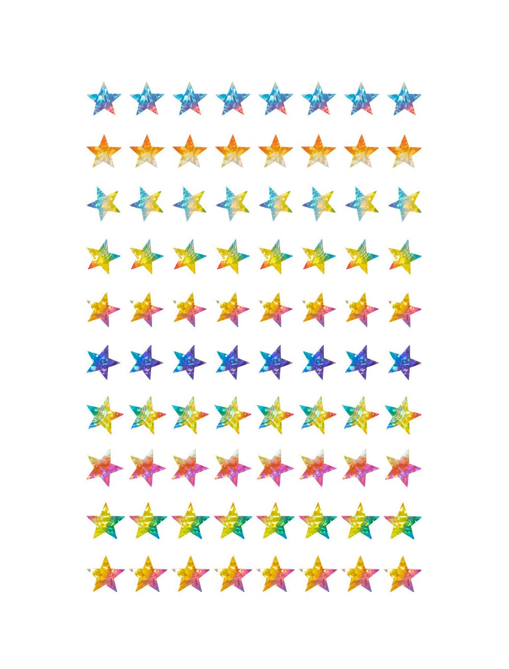 Stars Merit Stickers