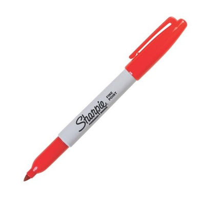Red - Fine Tip Sharpie Marker