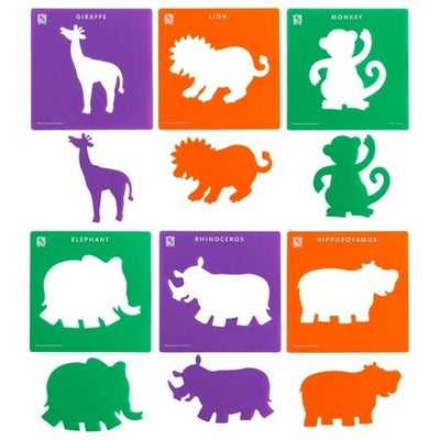 Jungle - 6 Piece Stencils (200 x 200mm)