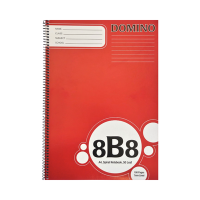 8B8 - Spiral Exercise Book - 7mm Lined