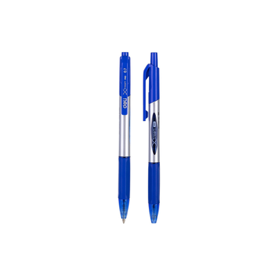 Deli Retractable Ballpoint Pens - Blue