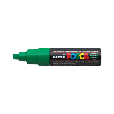 Green - Posca Paint Markers (Chisel Tip)