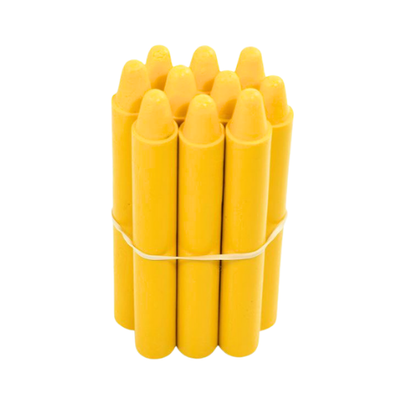 Retsol Hard Wax Crayon - Yellow 10's