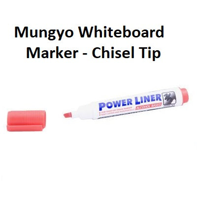 Red - Chisel Tip Mungyo Whiteboard Marker