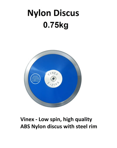 ABS Nylon Discus w/ Steel Rim - 0.75kg