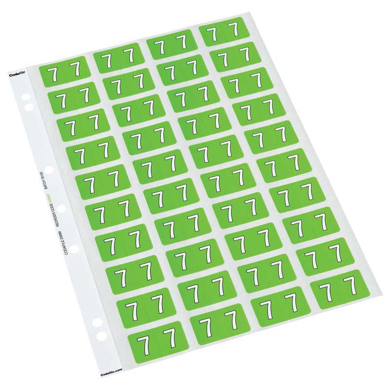 7 Codafile Labels