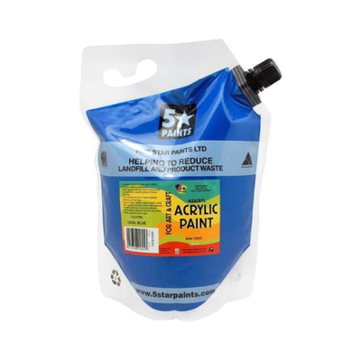 Cool Blue 1.5L - Acrylic Paint Pouch