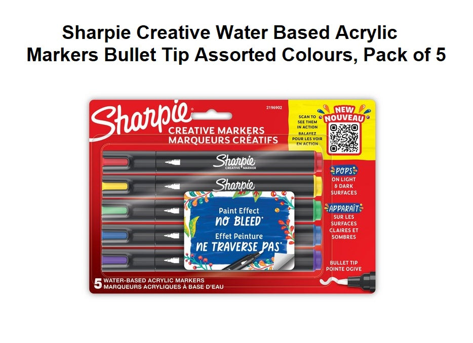 Sharpie Creative Paint Markers - Assorted 5pk