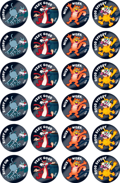 Electric Cats - Merit Stickers (Pack of 96)
