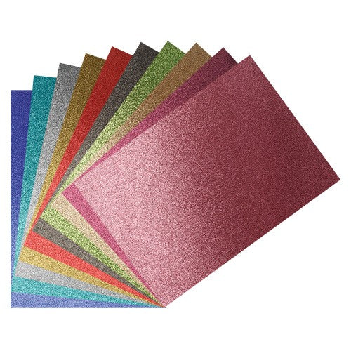 Glitter Iron On Sheets - A4 - Packet 10