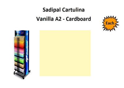 A2 - Cardboard - Single Sheets - Vanilla