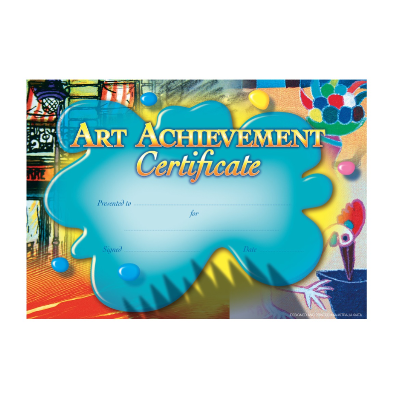 Art Achievement - Certificates (Pack of 200)