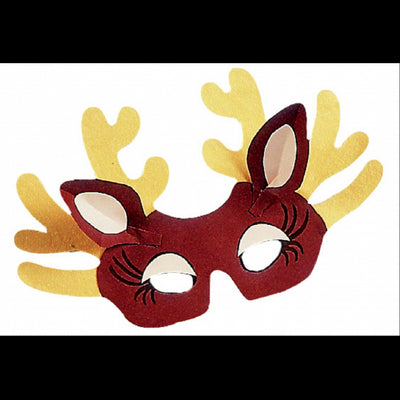 Masks - Cardboard Reindeer Blank Masks (Pack of 15)