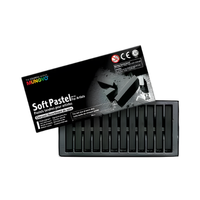 Mungyo Chalk Pastels - Charcoal 12's