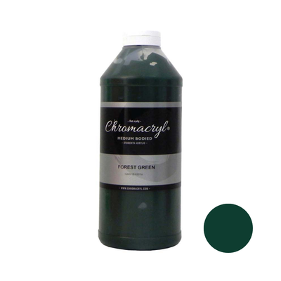 Forest Green 1L - Chromacryl Acrylic Paint