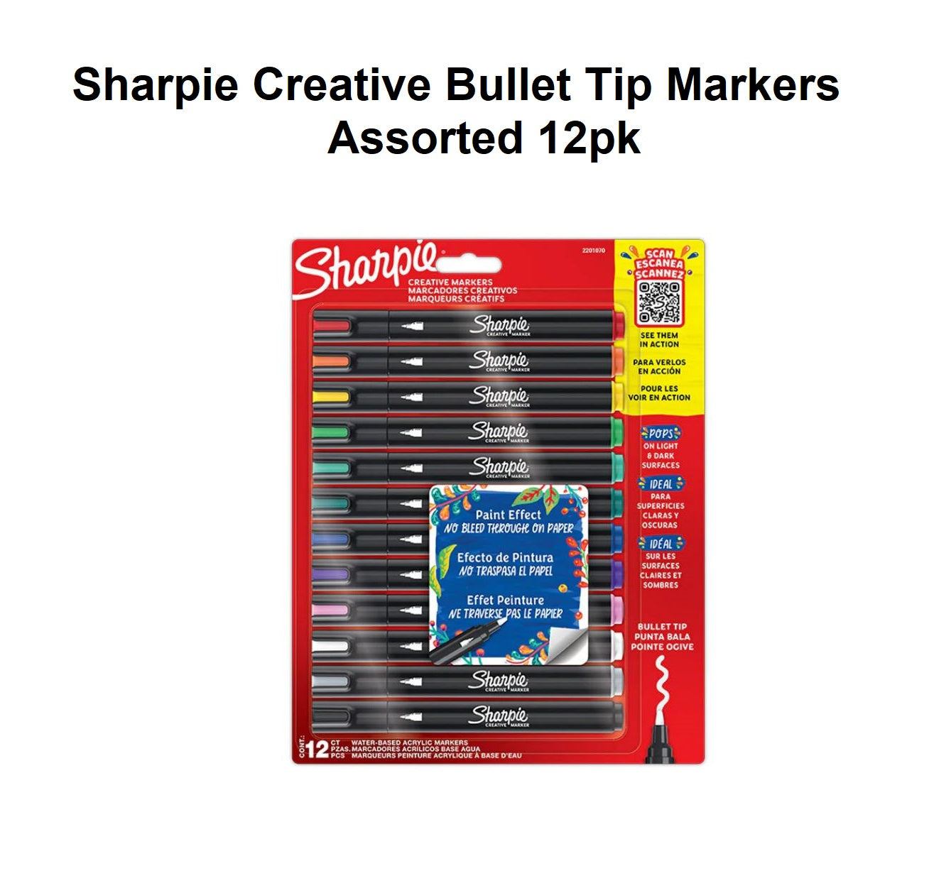 Sharpie Creative Paint Markers - Assorted 12pk