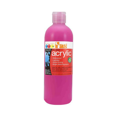 Magenta 500mL - FAS Student Acrylic Paint